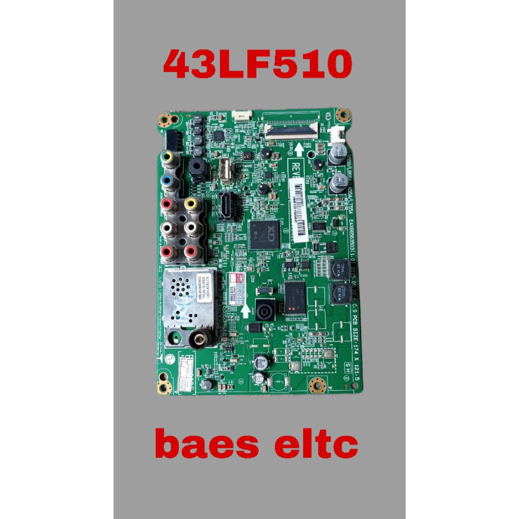 MAINBOARD-TCON-SENSOR-KABEL-FLEXIBLE-TV-LG-43LF510T-43LF510T-43LF510T-TA