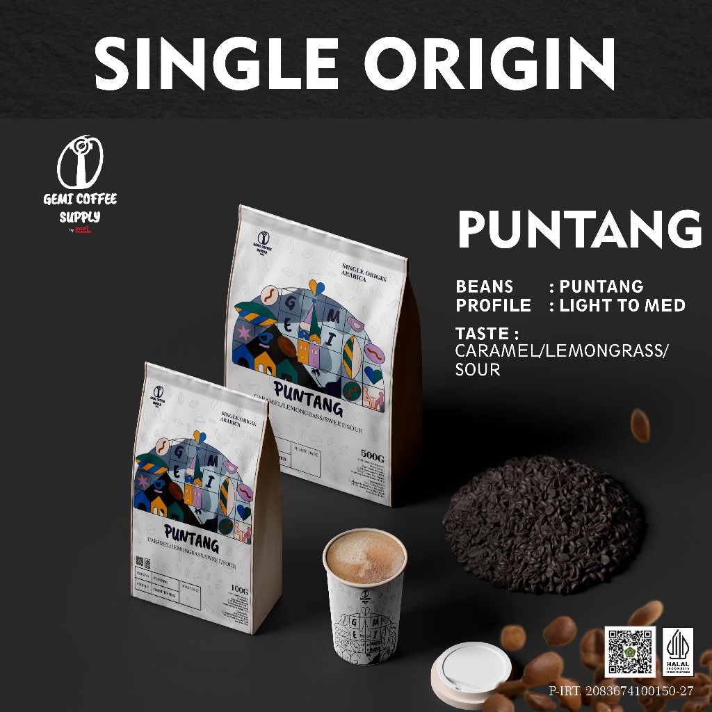 

Gemi Single Origin - Puntang Beans Coffee