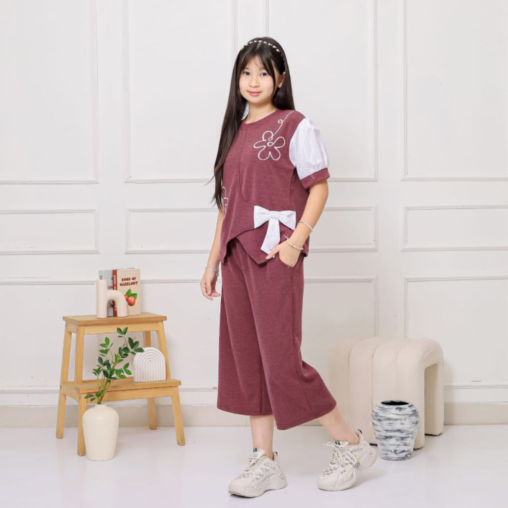 Setelan anak  knit premium import