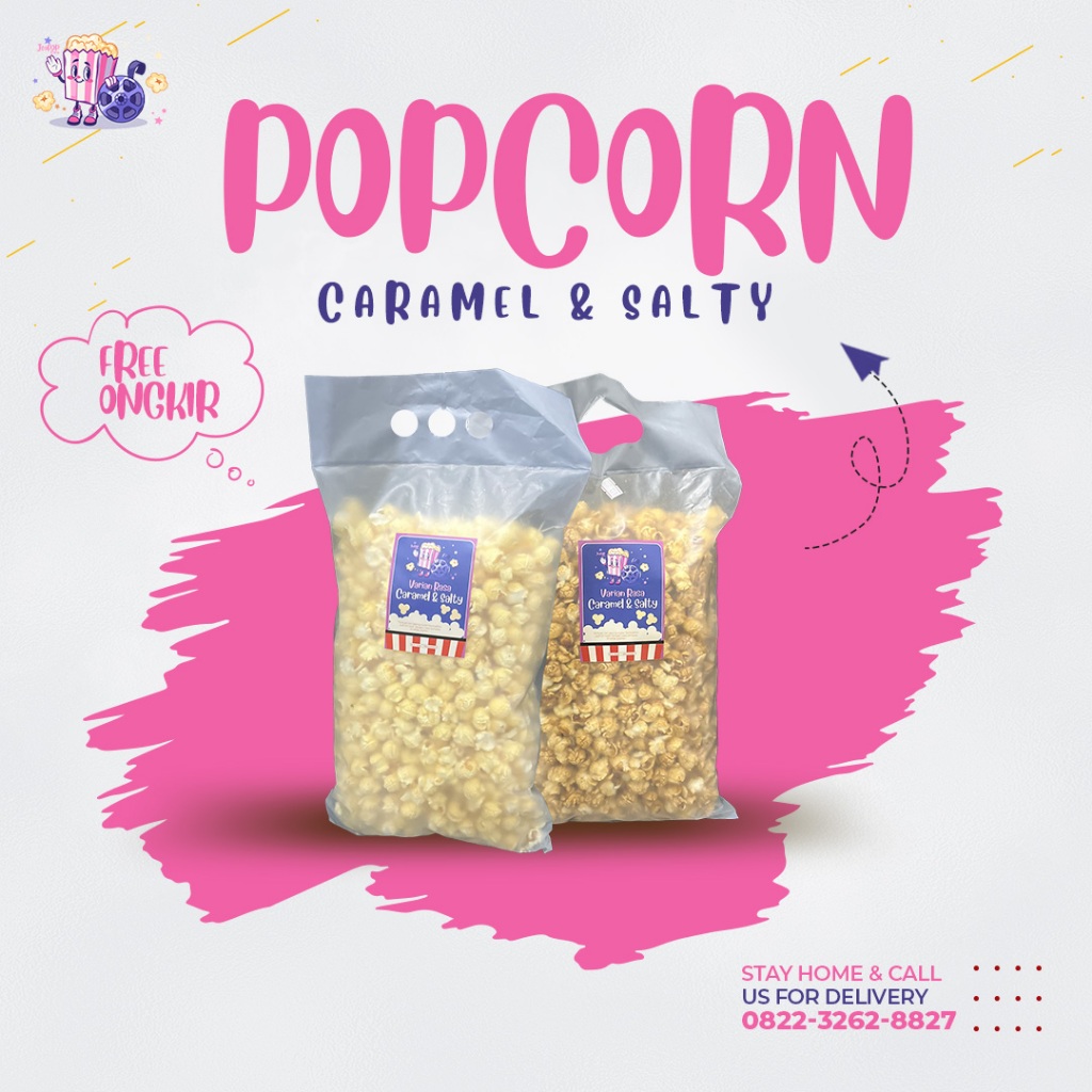 

POPCORN CARAMEL DAN ASIN 500 GRAM