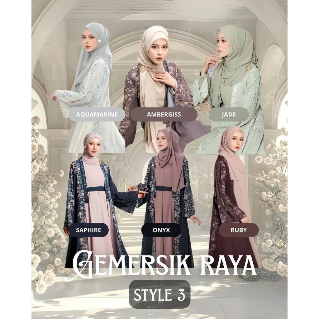 [DP]GEMERSIK RAYA DRESS STYLE 3 BY KAZAMI