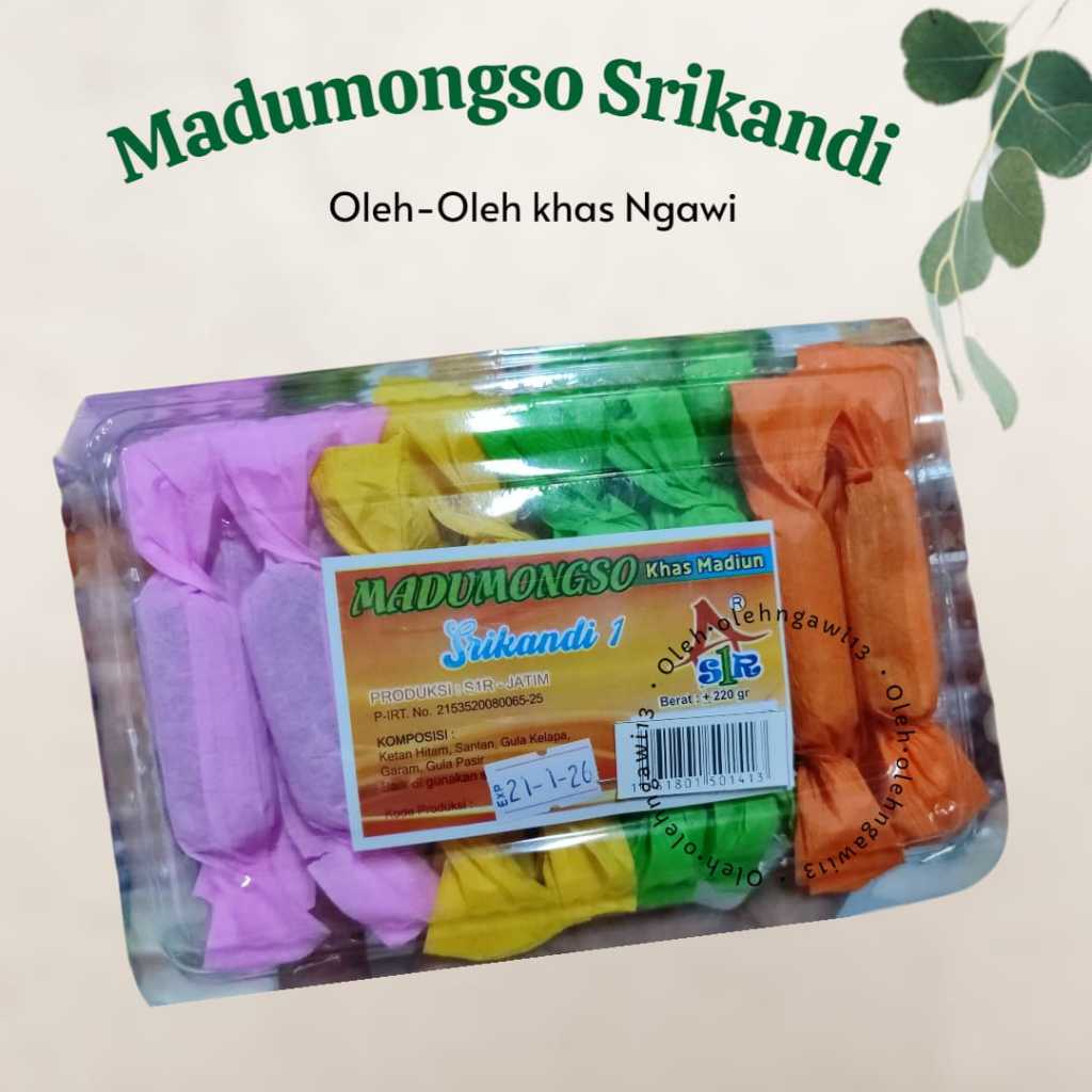 MADU MONGSO SRIKANDI KHAS MADIUN , MADU MONGSO SRIKANDI