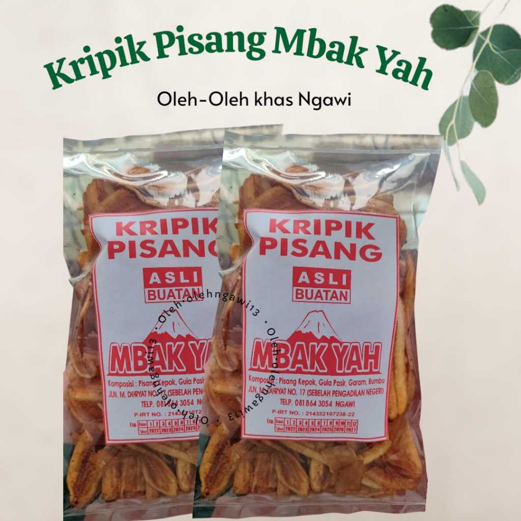 

KERIPIK PISANG MBAK YAH, KERIPIK PISANG