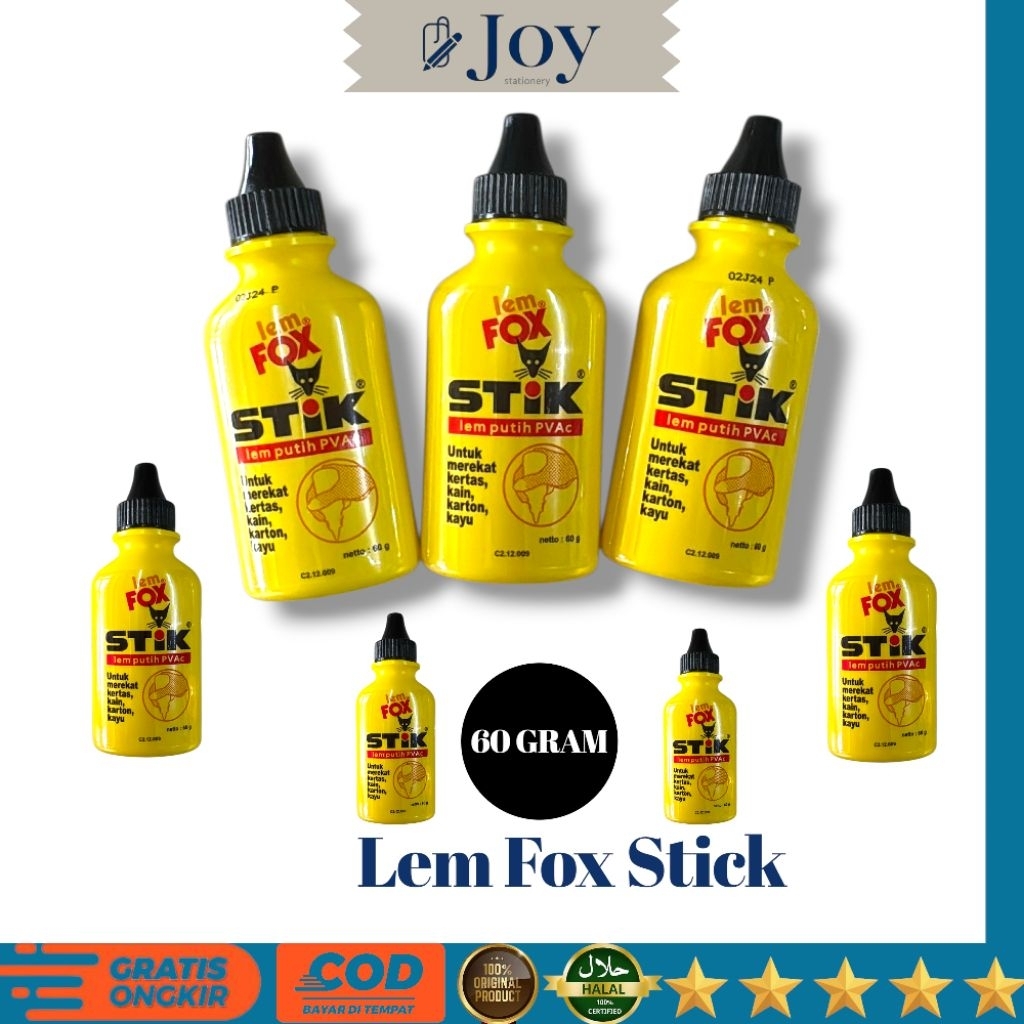 

Lem Fox Stik PVac 60gr (1 Pcs)