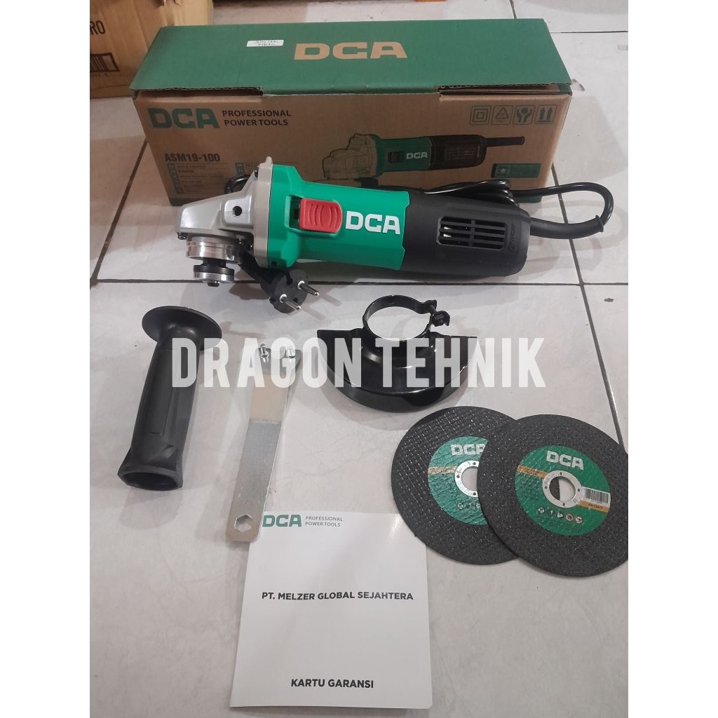 Mesin Grenda Tangan DCA ASM19-100 4"