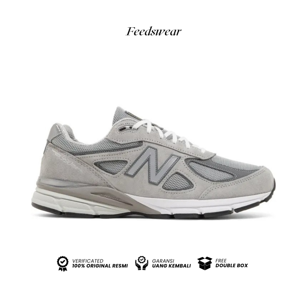 New Balance 990v4 Made in USA 'Grey Silver' (U990GR4)