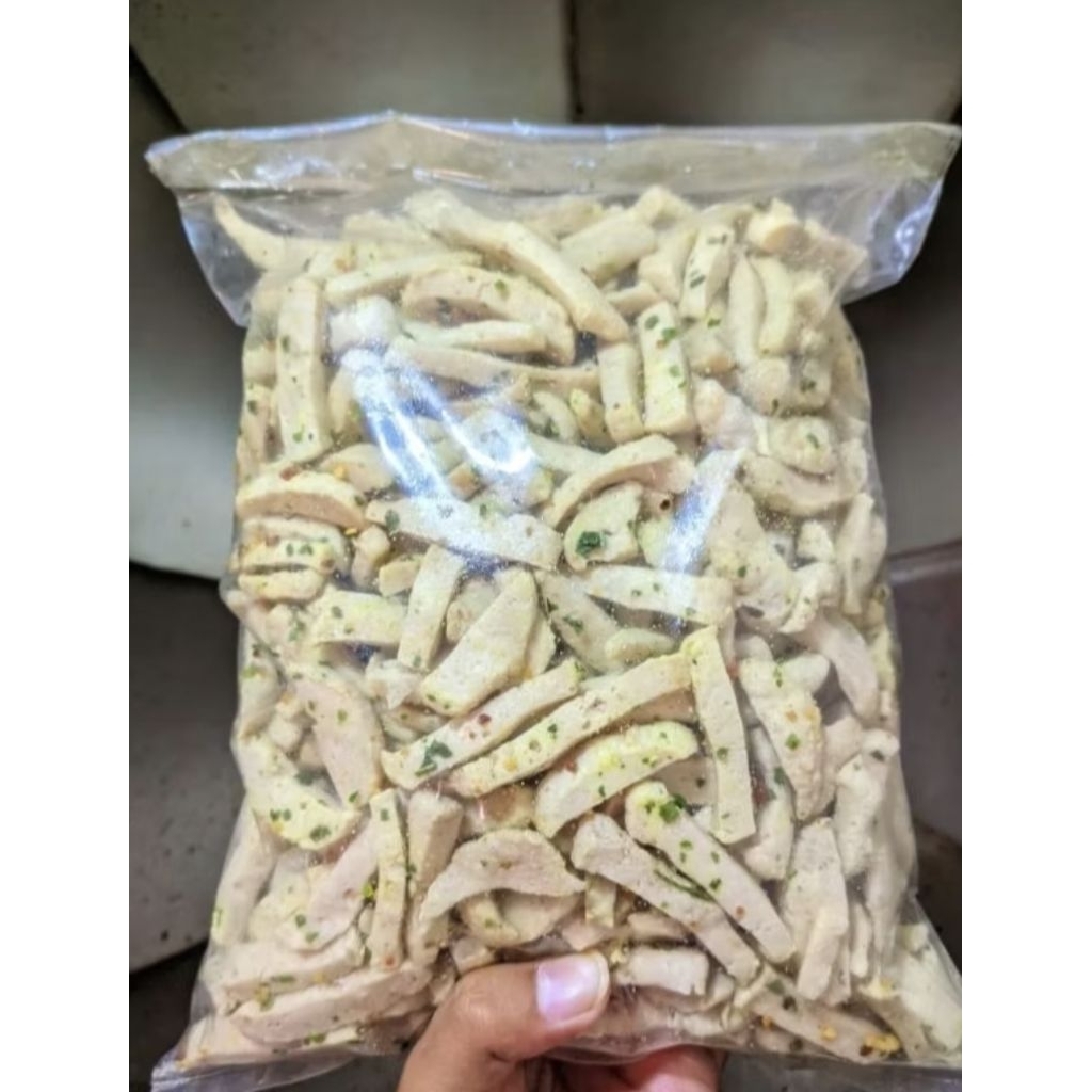 

BASRENG ORIGINAL DAUN JERUK ukuran 1kg renyah dan gurih