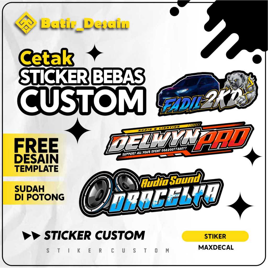 STIKER NAMA RACING NAMA KOMUNITAS STIKER NAMA BENGKEL CUSTOM SUKA SUKA