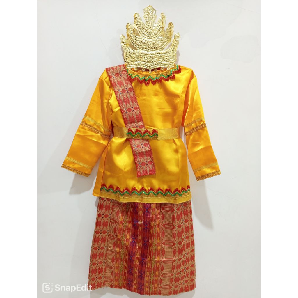 Baju Adat Batak Mandailing anak TK SD // pakaian adat mandailing anak // baju adat batak anak peremp