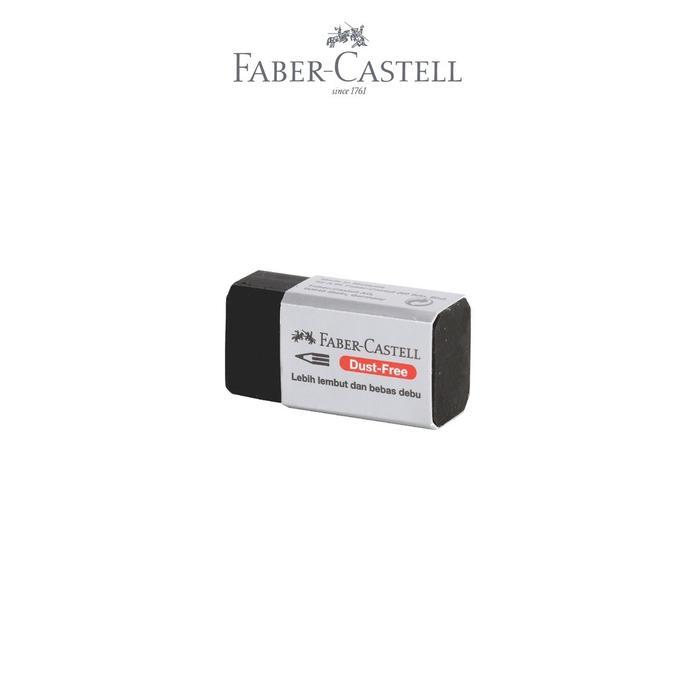 

NULIS | Faber-Castell Penghapus / stip Dust-Free Eraser Small Black - Karlbox Edition