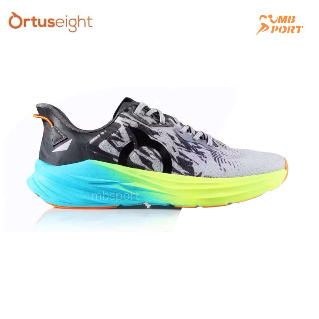 Sepatu Running Ortuseight Hyperfuse 2.1 - Grey Lime Cyan