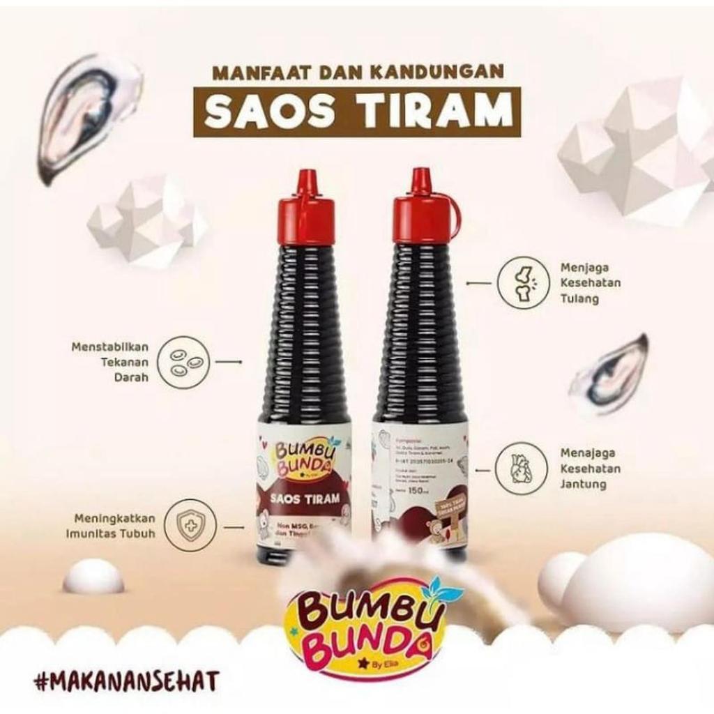 

Bumbu Bunda Elia Saos Tiram / Non MSG Halal Tanpa Pengawet