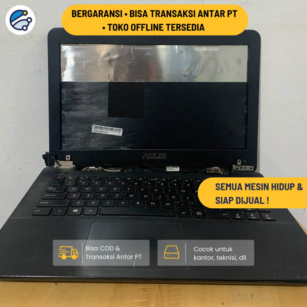 Motherboard Laptop / Mobo Laptop / Mainboard Laptop / Mesin Laptop Copotan / Board Laptop Pretelan /