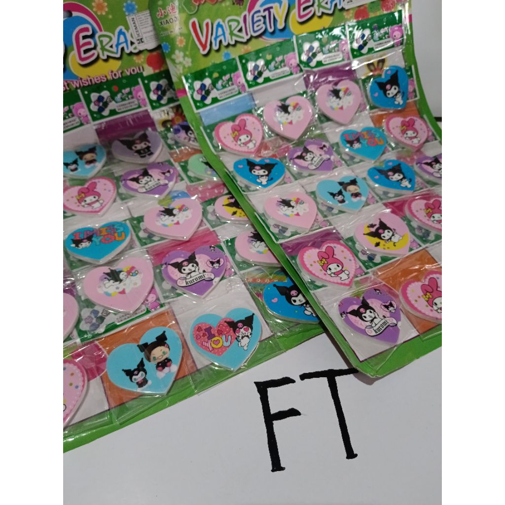 

Penghapus Sanrio Isi 20 Pcs / Lembar
