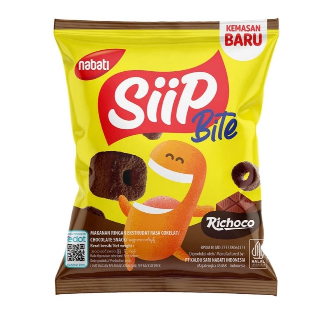 

Nabati Siip Snack Bite Size Cokelat 57g