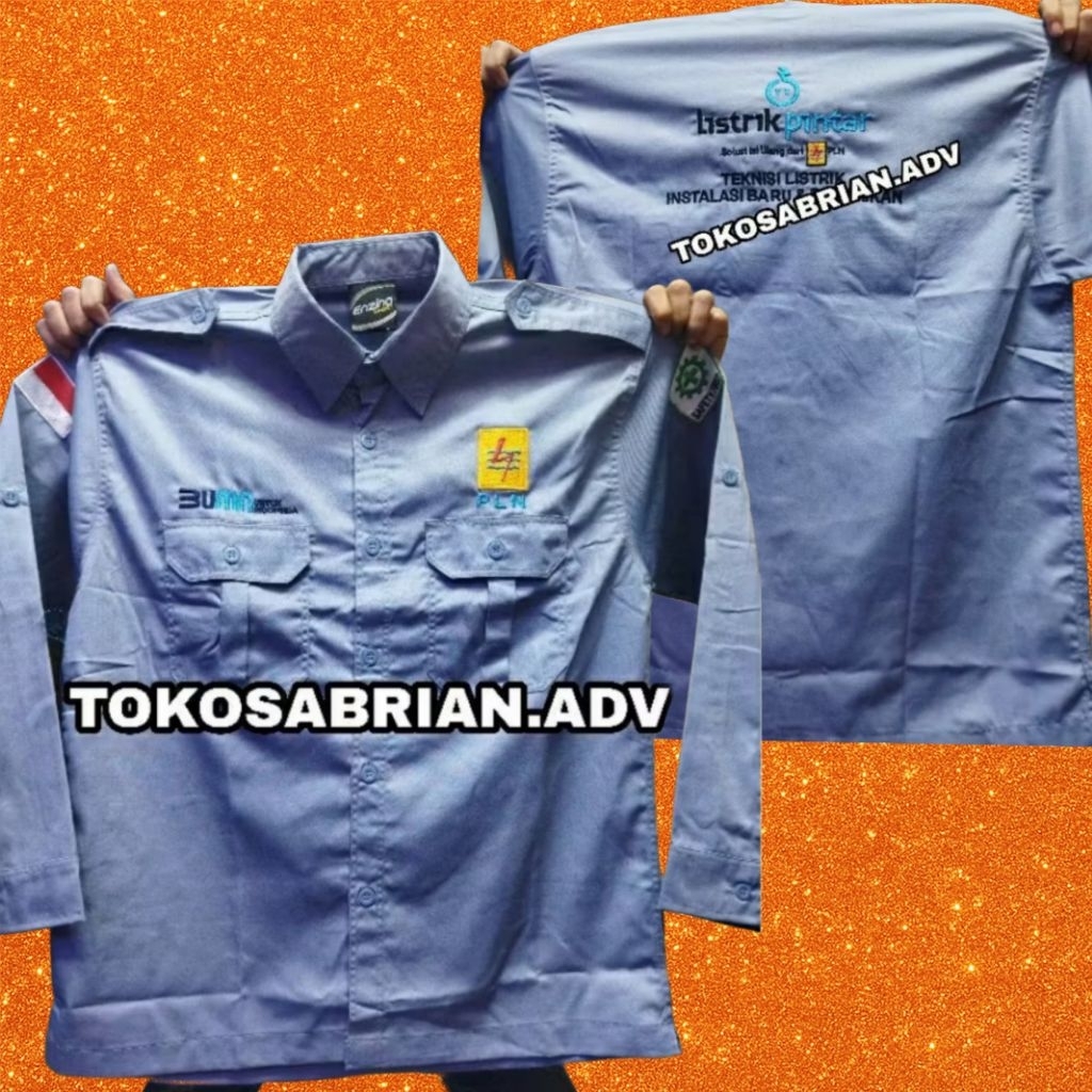 kemeja PLN Seragam PLN Baju PLN baju kerja PLN