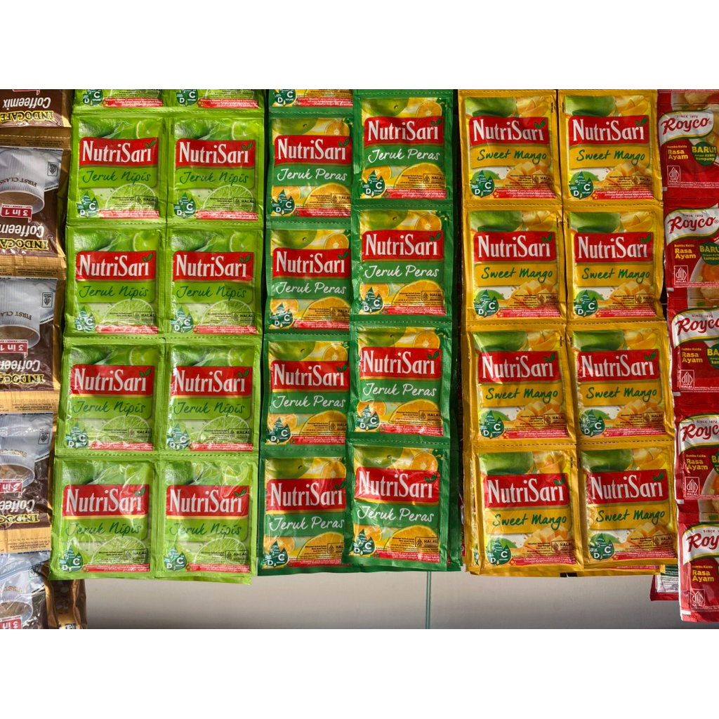 

NUTRISARI BUBUK MINUMAN HALAL/10pcs/renteng/rasa buah sempurna