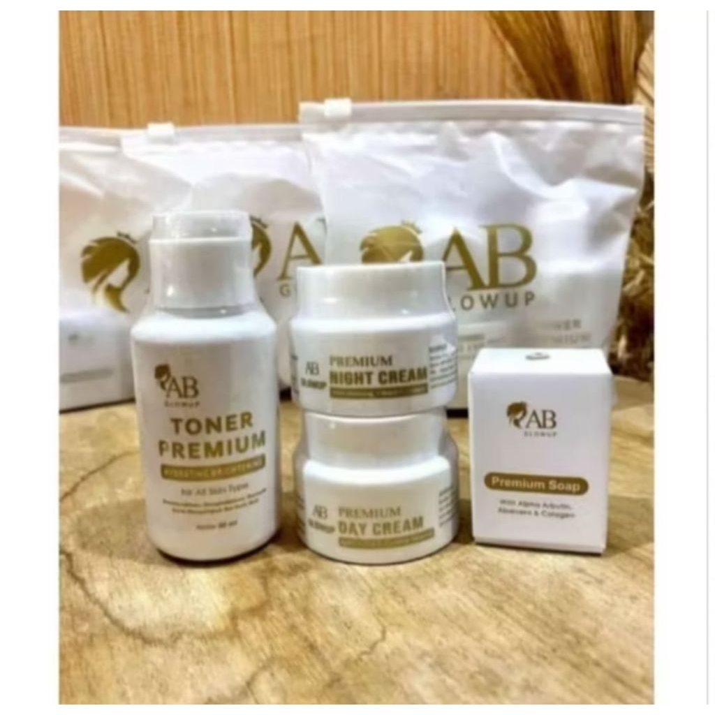Glow up AB skincare perawatan wajah glow original/COD AB GLOW SKINCARE