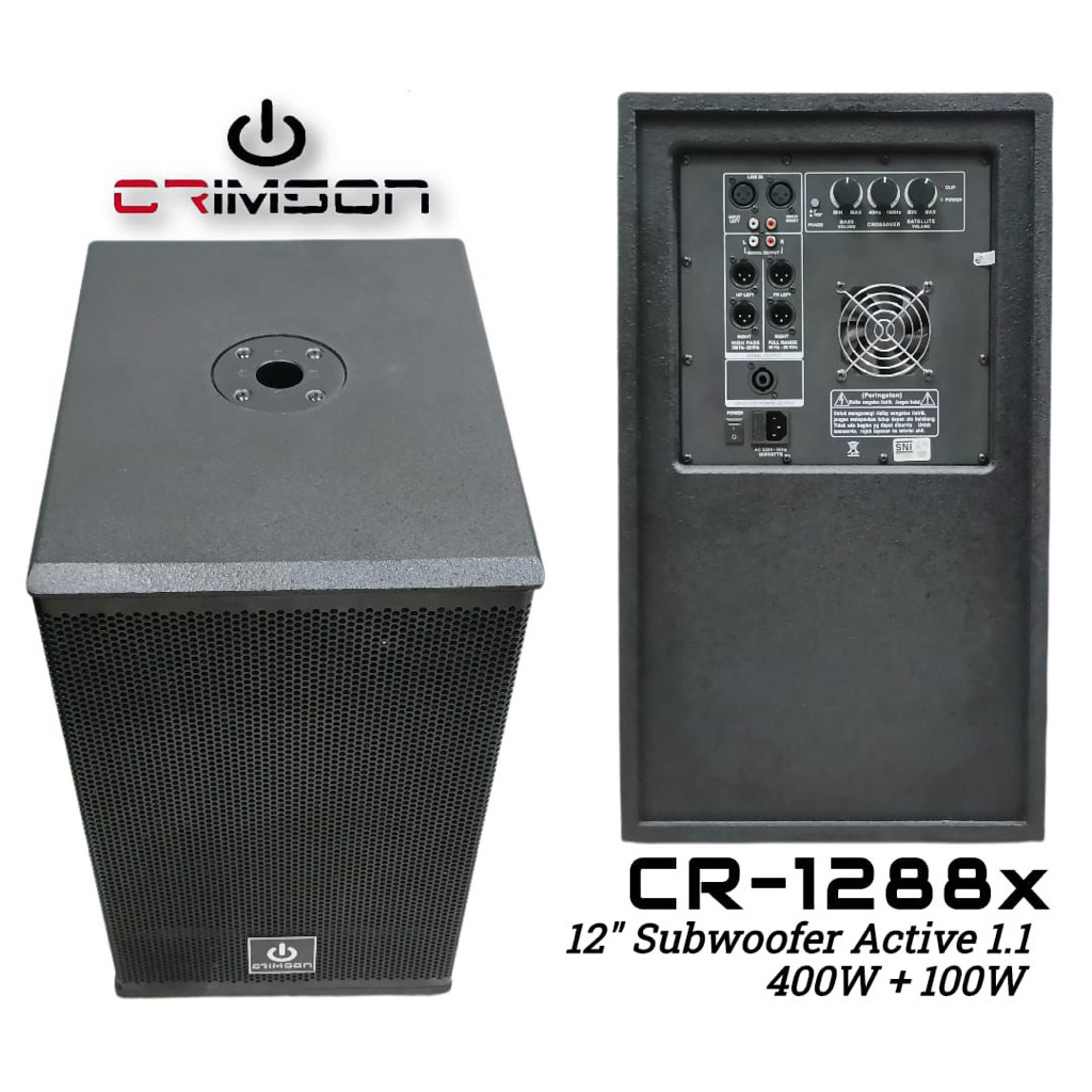 SPEAKER AKTIF KARAOKE 12” CRIMSON CR-1288X