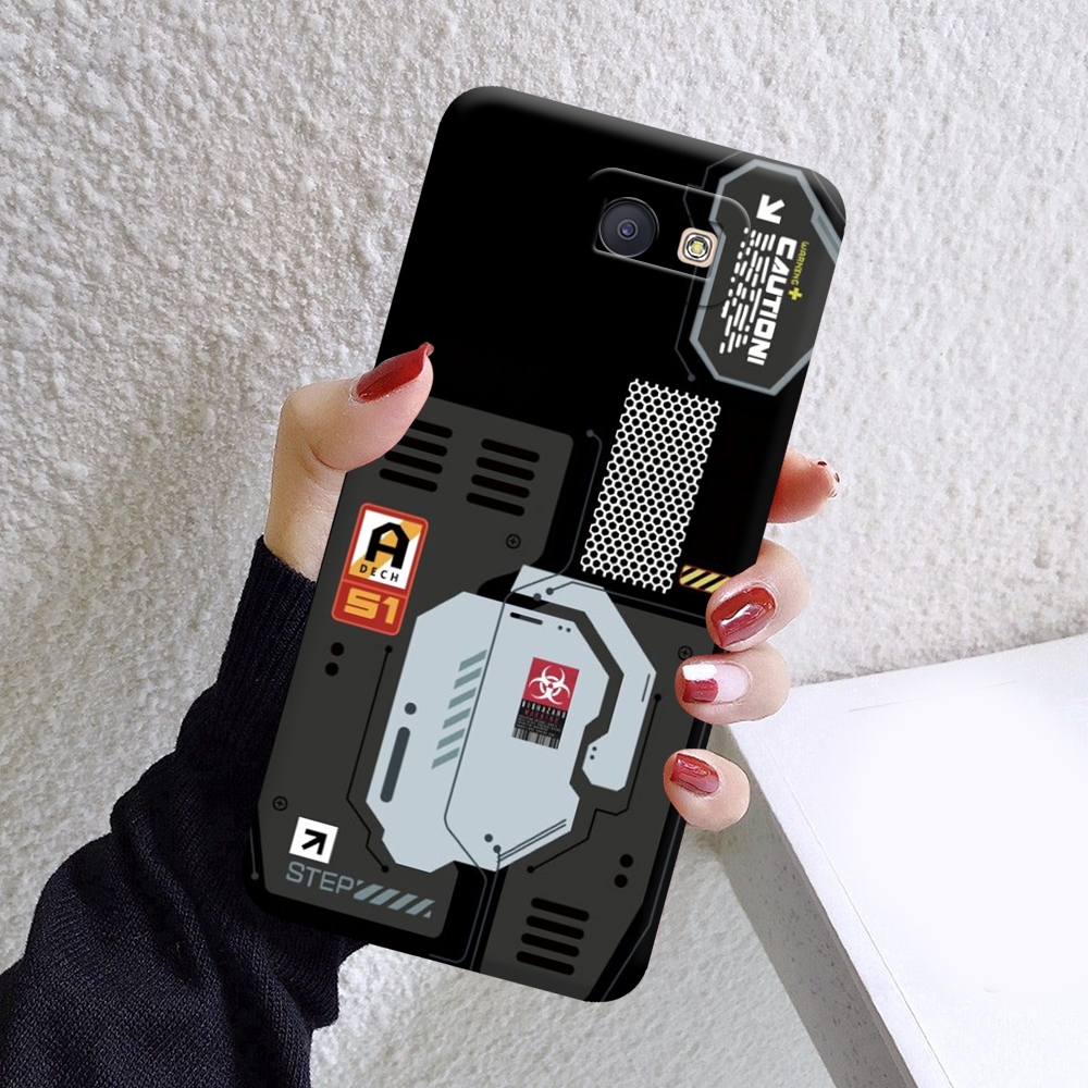 Premium Case Mewah SAMSUNG GALAXY J5 PRIME Full Cover Casing Ponsel Desain Machine Keren Mesin Cool 