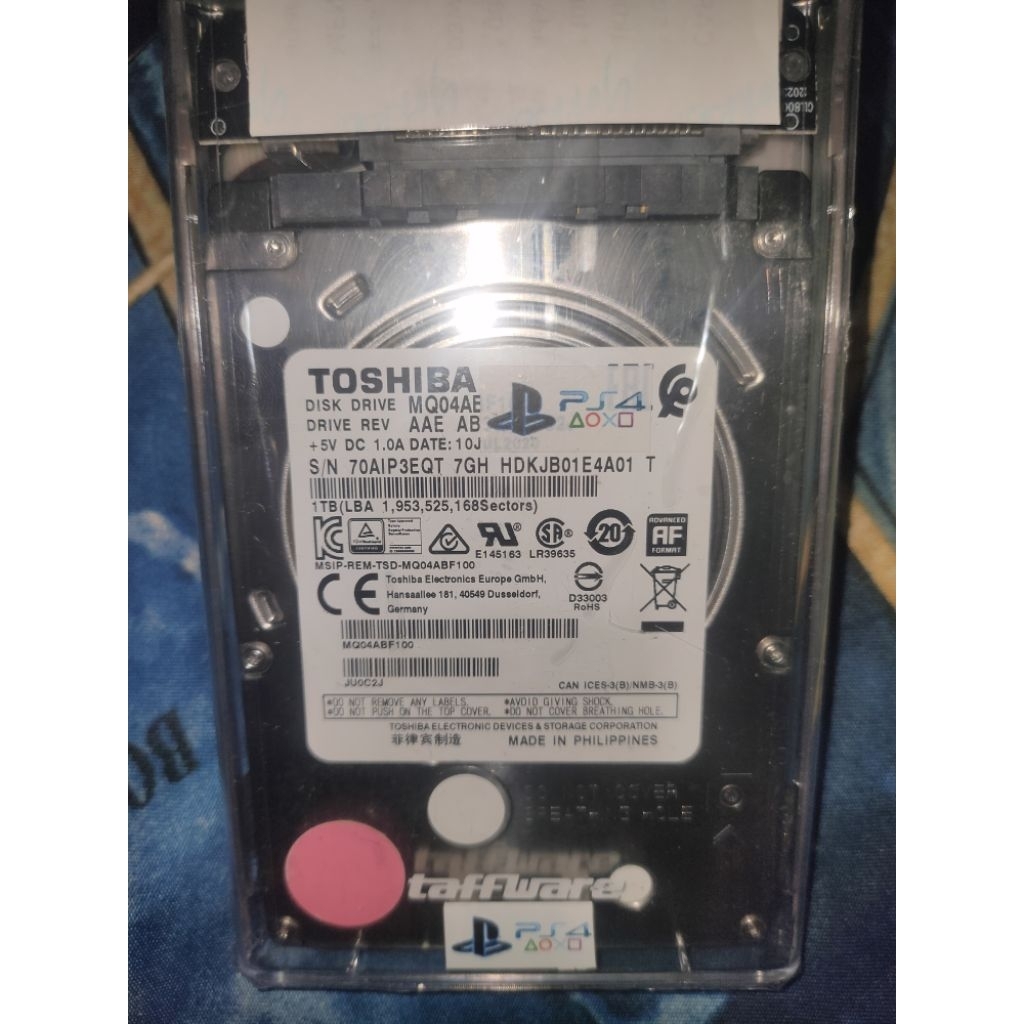 Hardisk hdd hard disk external game ps4 playstation 4 -1TB