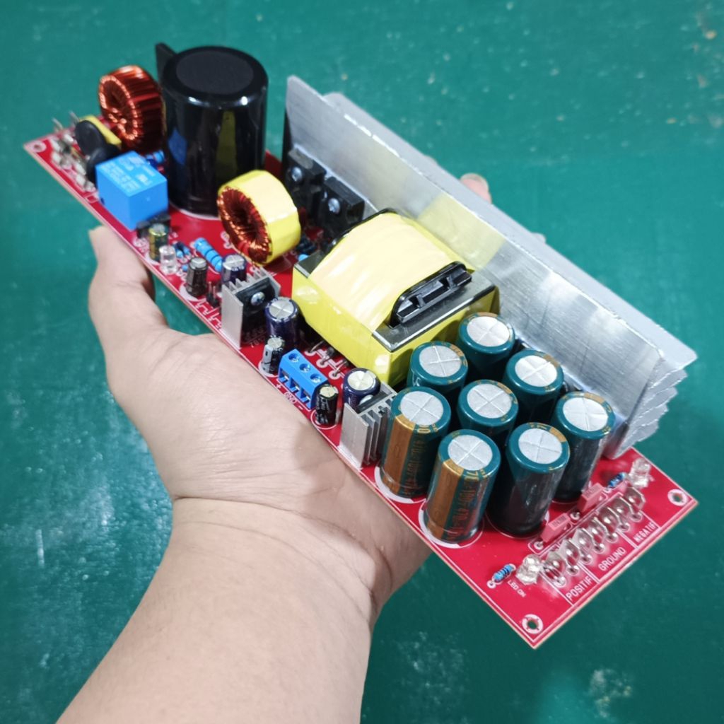 Power supply PSU smps sos Hb 15a daya 1500watt ct 45-90volt halfbridge trafo suplay audio sound ampl