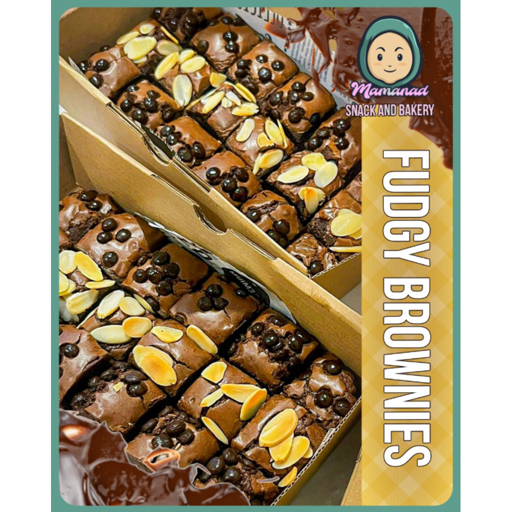

Brownies Fudgy Premium – Brownies Coklat Panggang Lembut Homemade