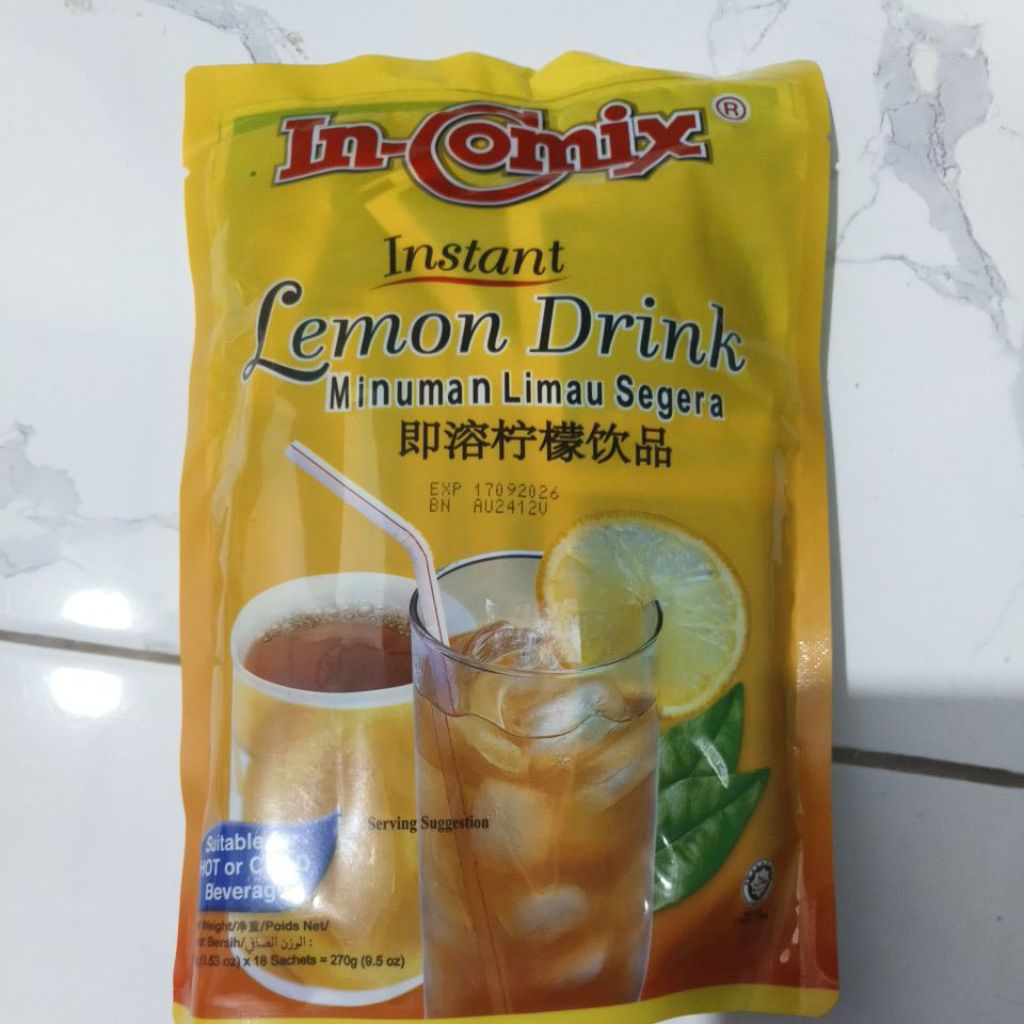

incomix instant lemon drink