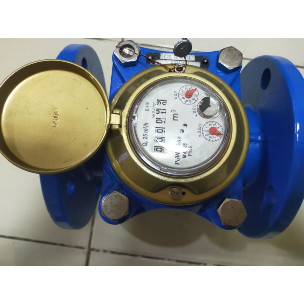 Meteran air POWOGAZ  MWN65 Size 2.5 Inci / Water Meter POWOGAZ MWN65 Size 2-1/2" Inch  / Flow Meter 