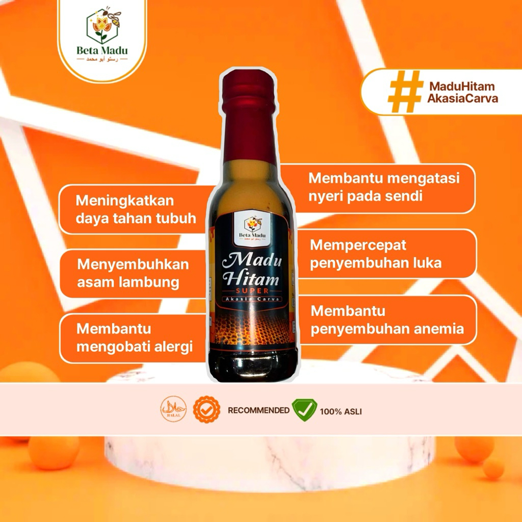 

[BETAMADU]MaduHitamAkasiaCarvaManis