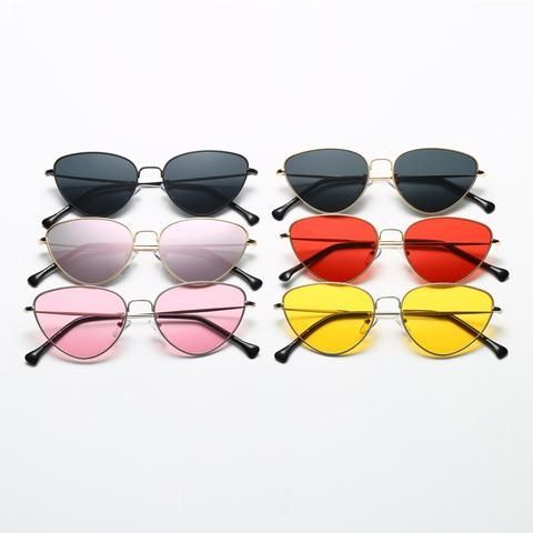 SMD Kacamata Cat Eye Frame Titanium  Kacamata Segitiga Gaya Retro