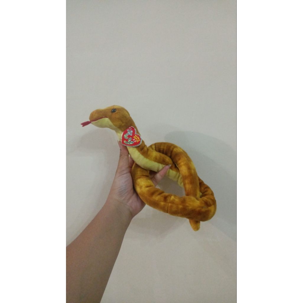 Boneka Bulir Ular Slithery Ori TY (Rare) Langka