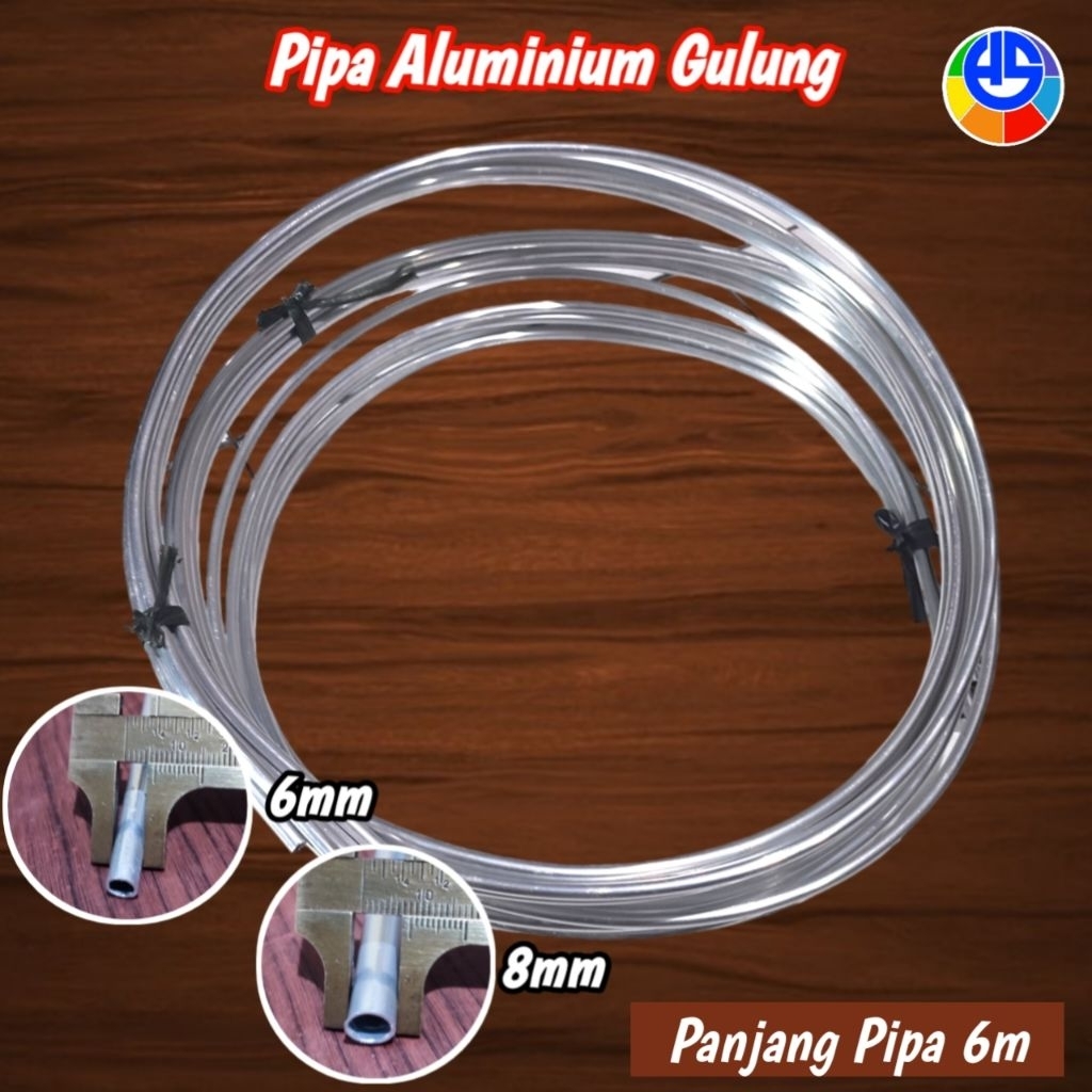 Pipa Aluminium Gulung | Panjang 6m