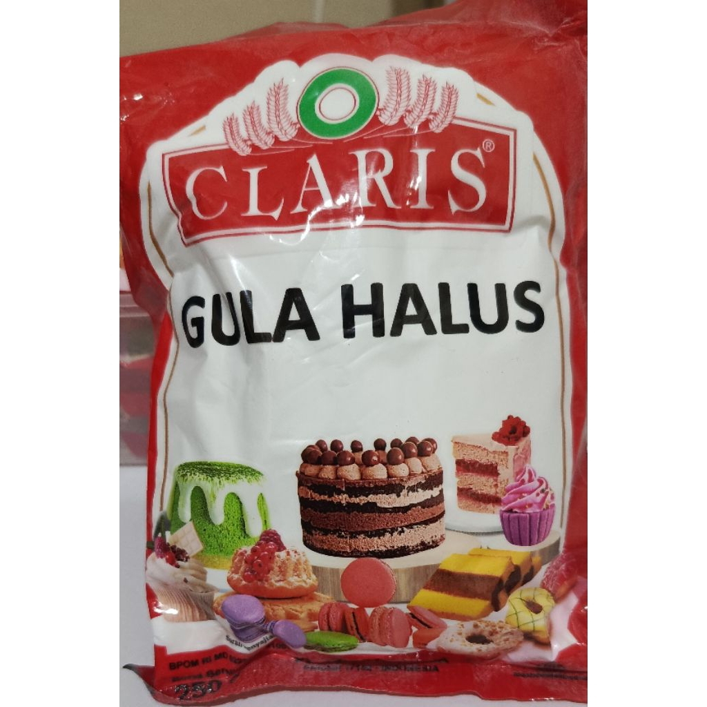 

GULA TABUR DONAT CLARIS / TEPUNG GULA DINGIN DONAT ISI 250 GRAM