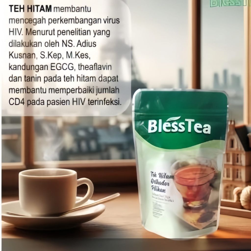 

[PROMO 100% ORIGINAL] TEH Blesstea Isi 70 Gr Original | Teh Hitam Pilihan Herbal Detox