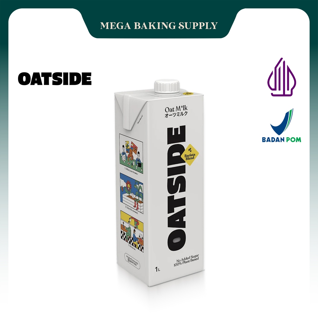 

OATSIDE Oat Milk Barista Blend 1L | Susu Oat | Mega Baking Supply