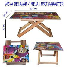 Meja/Meja Belajar/Meja Belajar Anak /Meja Lipat Murah Motif perempuan dan Motif Laki-laki 1 PCS