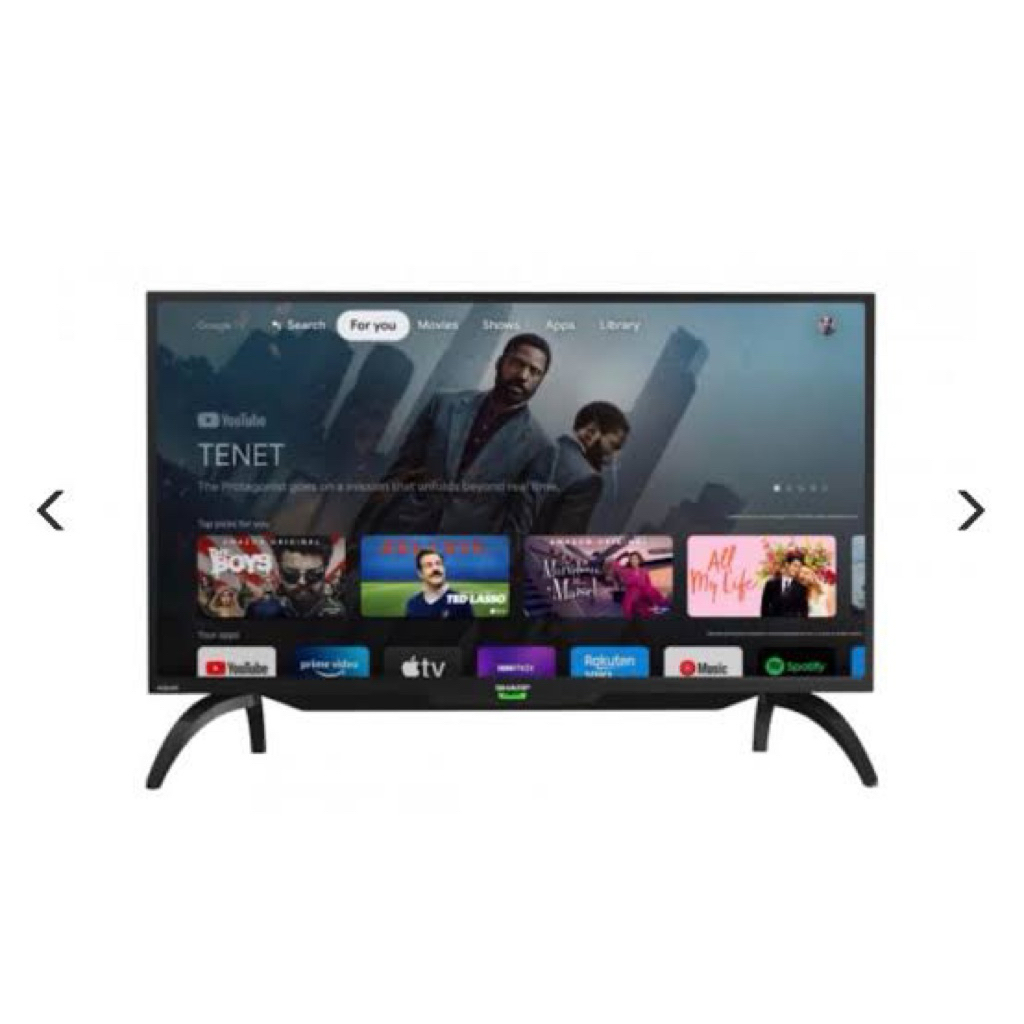 ANDROID TV SHARP 43INCH TV SHARP 43 INCH GOOGLE TV GARANSI RESMI 5THN