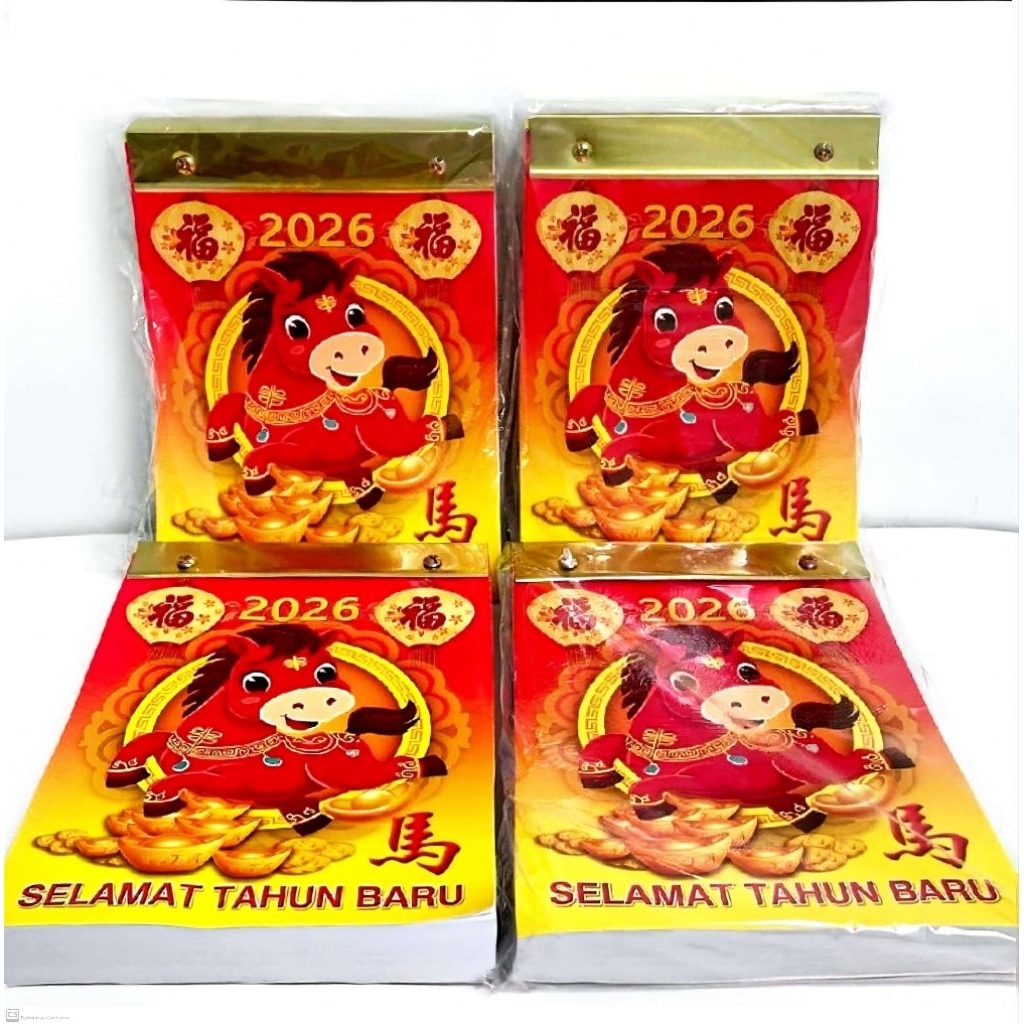 

COD Kalender Harian Sobek Tahun 2026 Motif Shio Kuda Terlaris