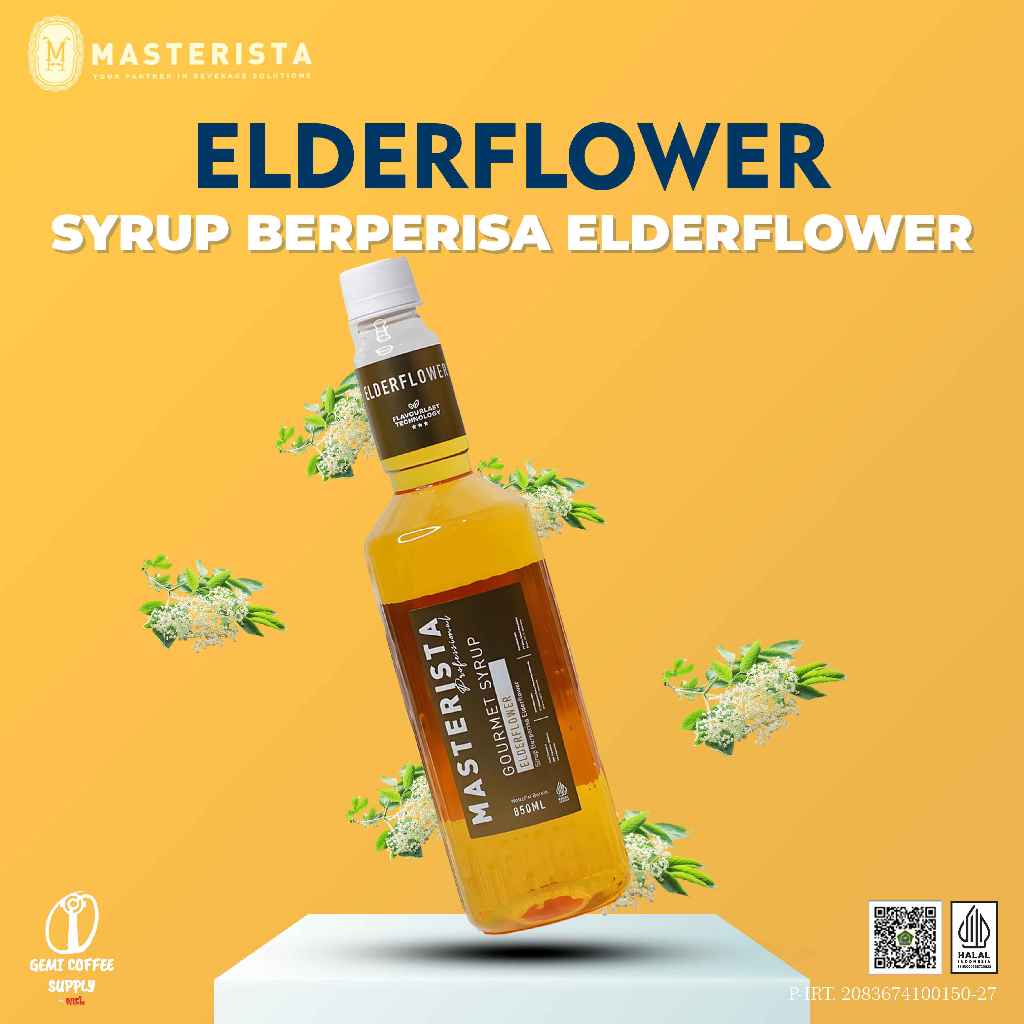 

Masterista Flavour Syrup - Elderflower 850ml