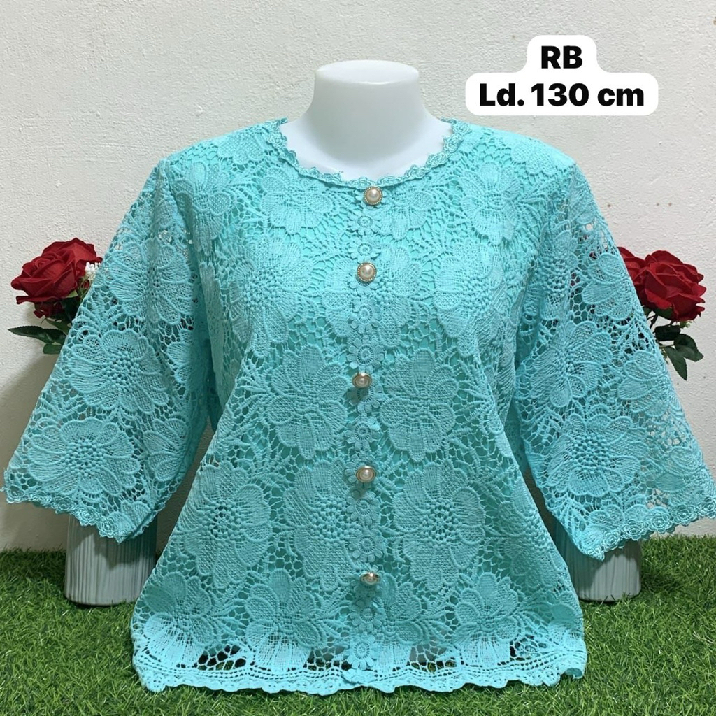 Ready Stock msah atasan brokat bangkok jumbo