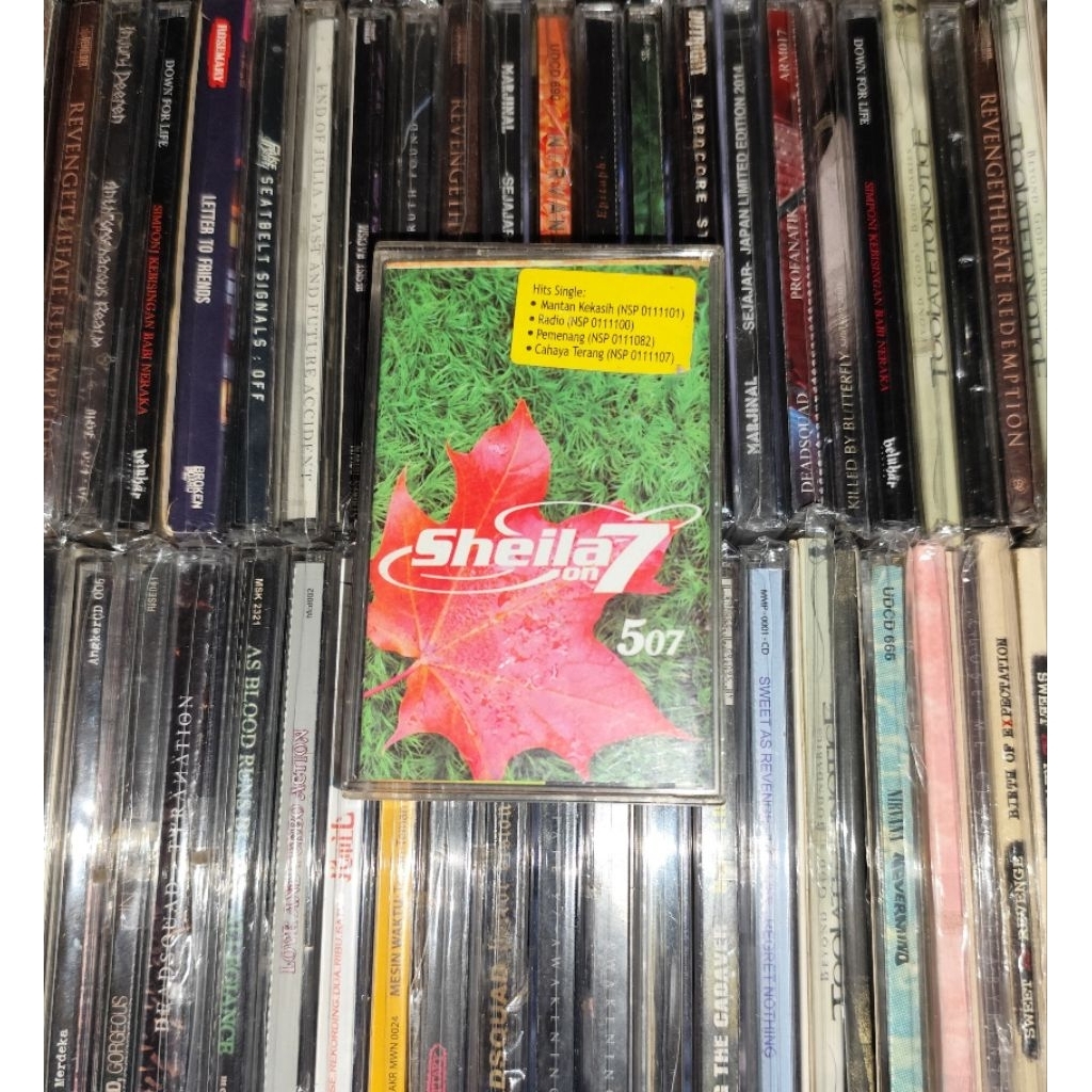 Kaset Sheila On 7 - 507 Hits Singles Mantan Kekasih, Pemenang, Cahaya Terang