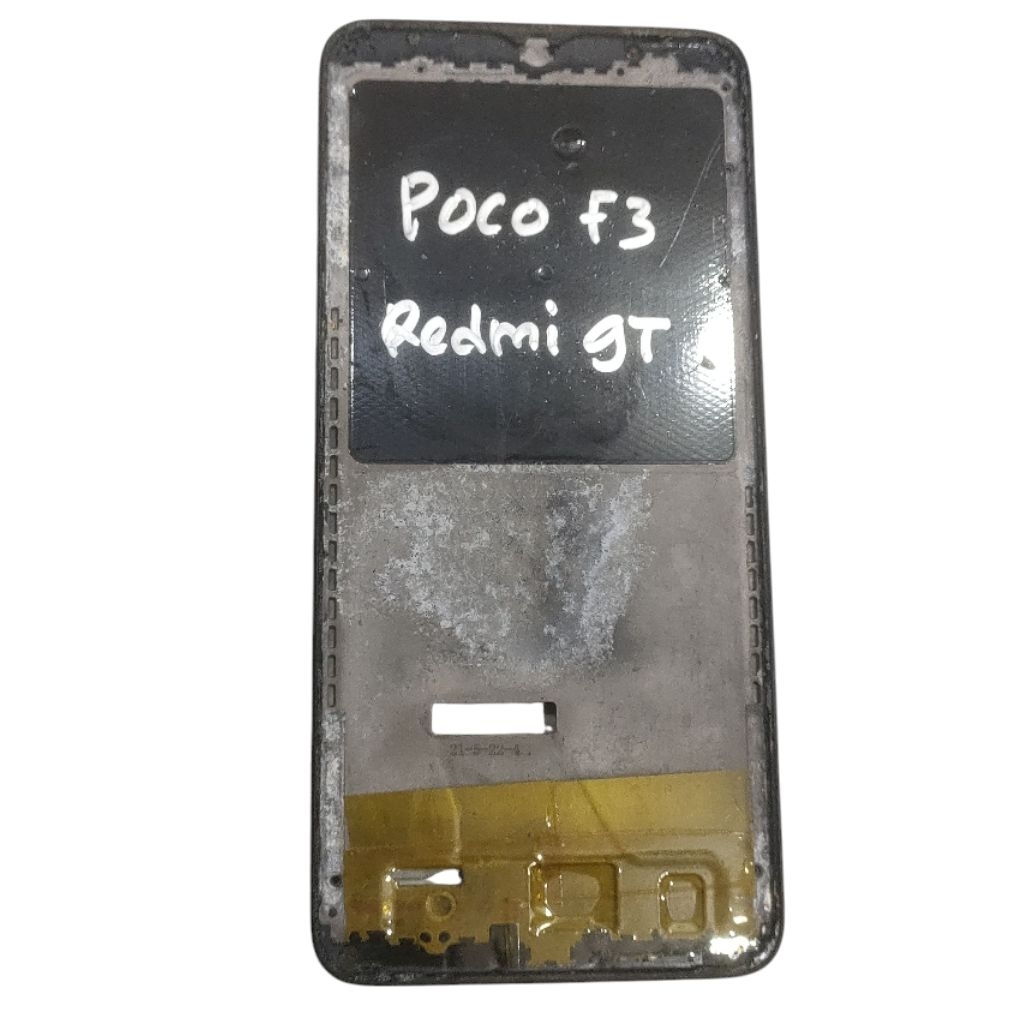 frame tulang tatakan lcd poco m3/redmi 9T copotan