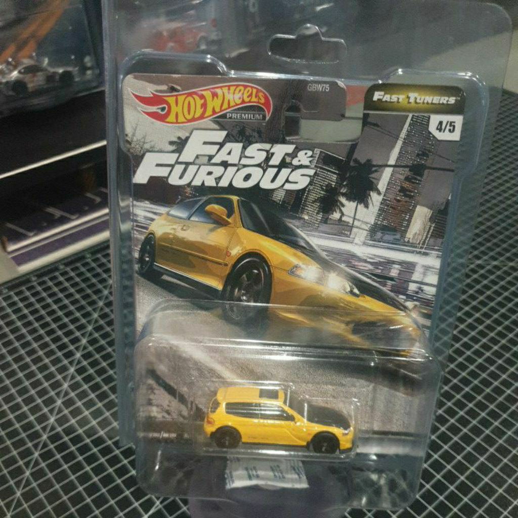 Hotwheels Fast & Furious Original Fast Fseries VW Jetta MK & Mazda RX7 & Honda Civic EG