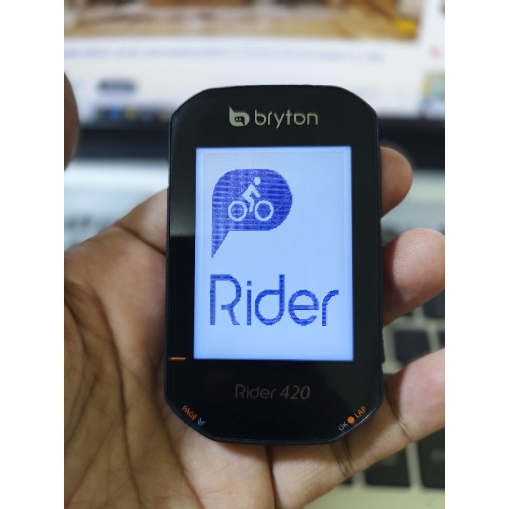 GPS Cyclocomp Spedometer sepeda Bryton Rider 420 Second Batangam Mulus Like News