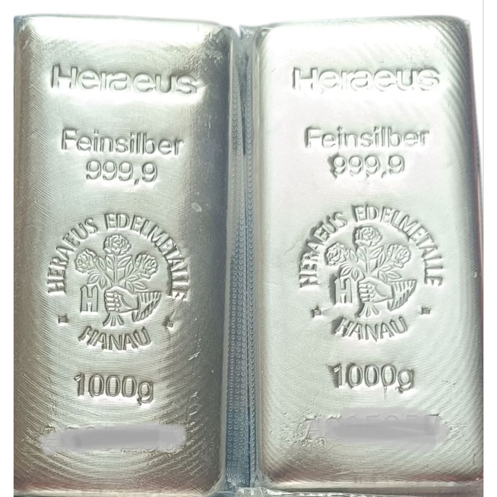 Perak Heraeus German 1kg Fine Silver