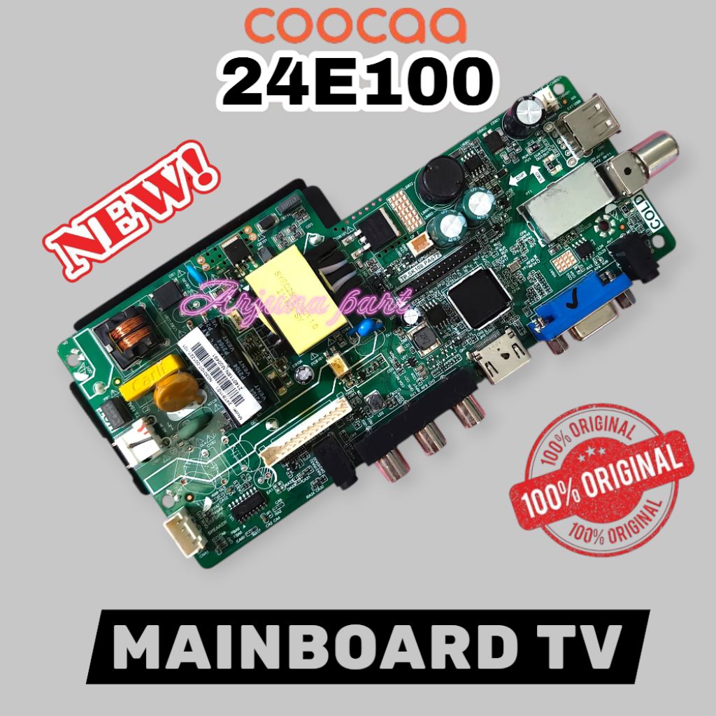 MB TV COOCAA 24E100 / MAINBOARD TV COOCAA 24E100 / MODUL TV COOCAA 24E100 / MESIN TV COOCAA 24E100 /