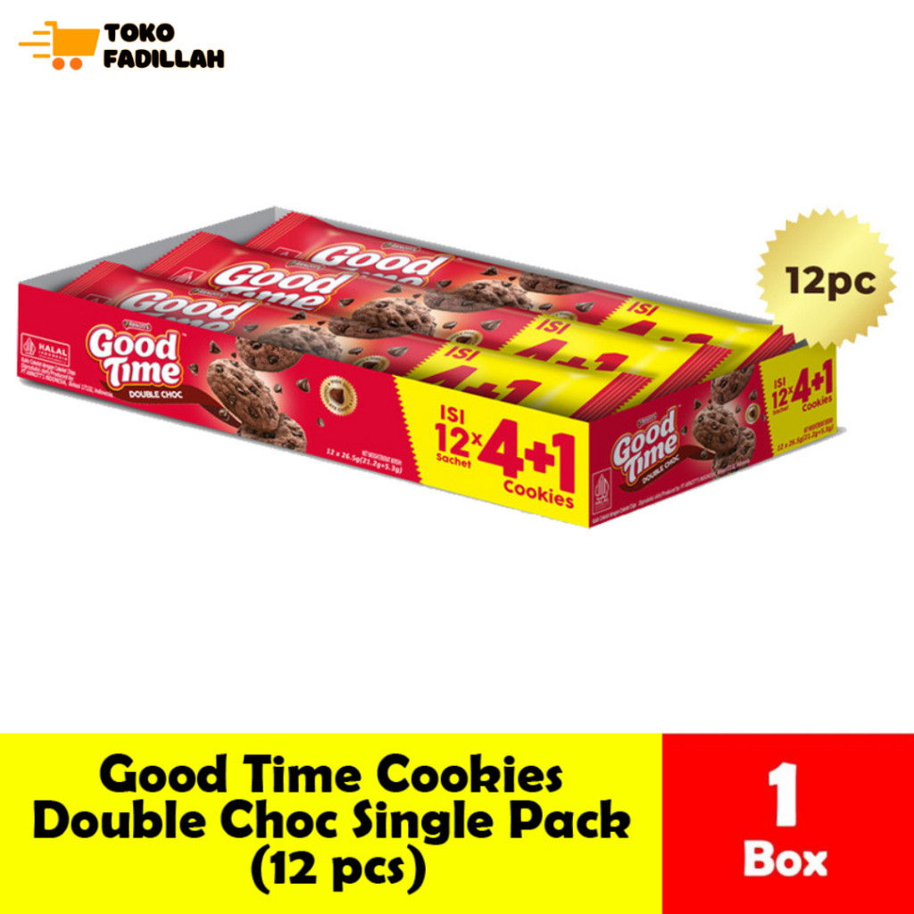 

Good Time Cookies Double Choc 26.5g x 12 pcs [1 Box]