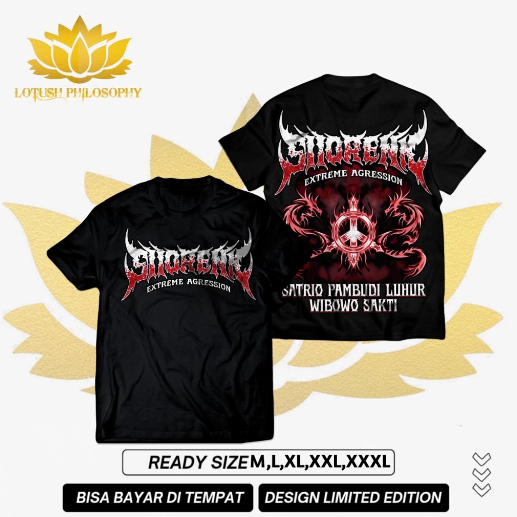 KAOS PSHT SHORENK A2 FULL PUNGGUNG