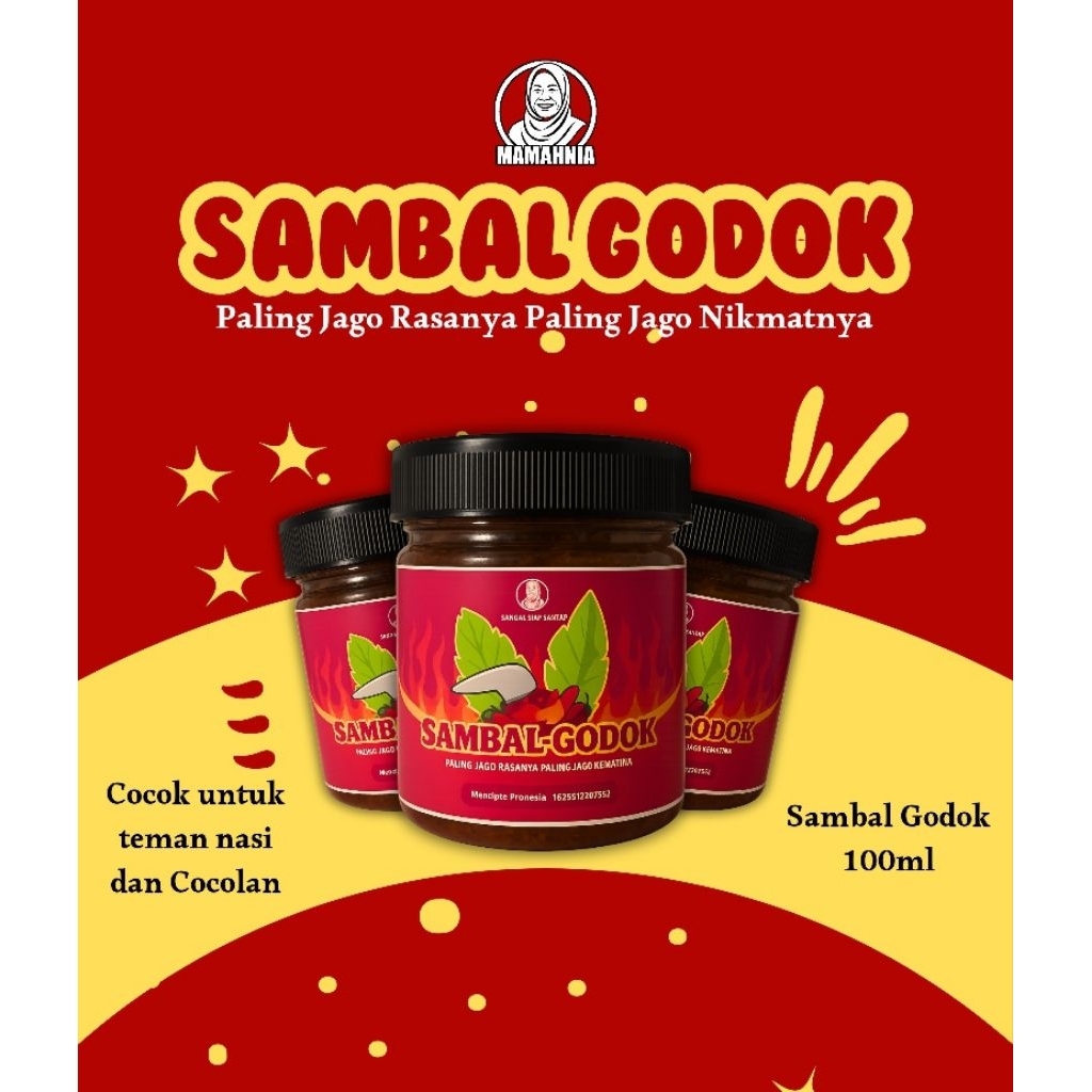 

Paket Hemat 3 Botol - Sambal Godok Mamah Nia - Sambal Pedas Siap Saji - Sambal Goreng Tomat Dengan Rasa Yang Segar - 100ml